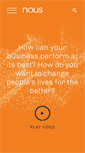 Mobile Screenshot of nousgroup.com