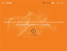 Tablet Screenshot of nousgroup.com